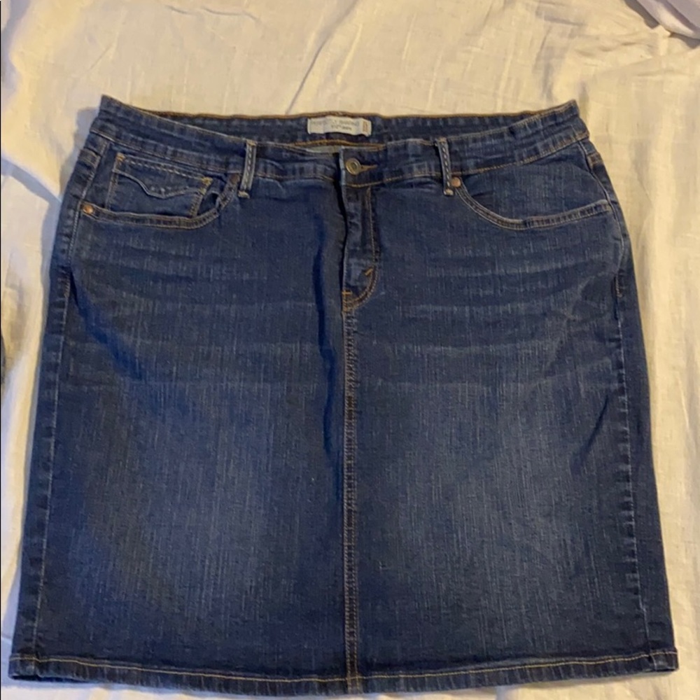 Mint NEW Levi Strauss Jean Pencil Skirt